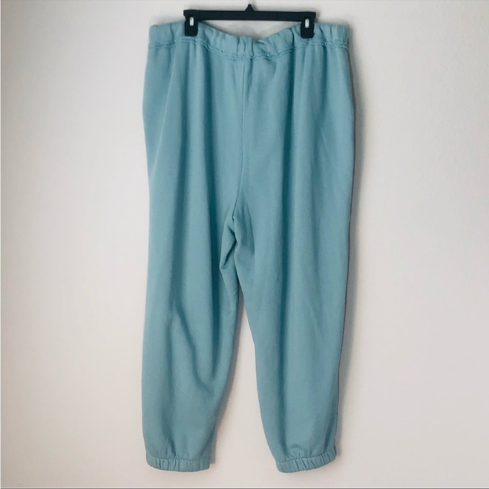 NWOT Eileen Fisher Womens Organic Cotton Drawstring Ankle Jogger Pants size 2X